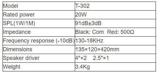 T-302 Indoor Column Speaker