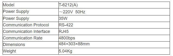 T-6212(A) 10 Zone Paging Controller with Speaker Selector