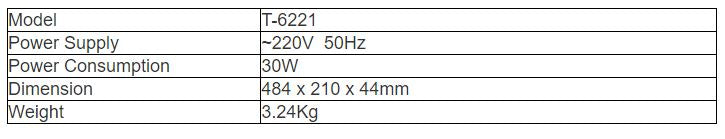 T-6221 CD MP3 Player