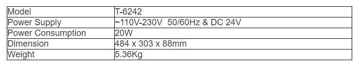 T-6242 Speaker Line Supervision