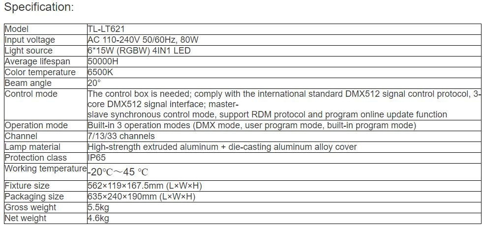 TL-LT621 LED Wall Washer