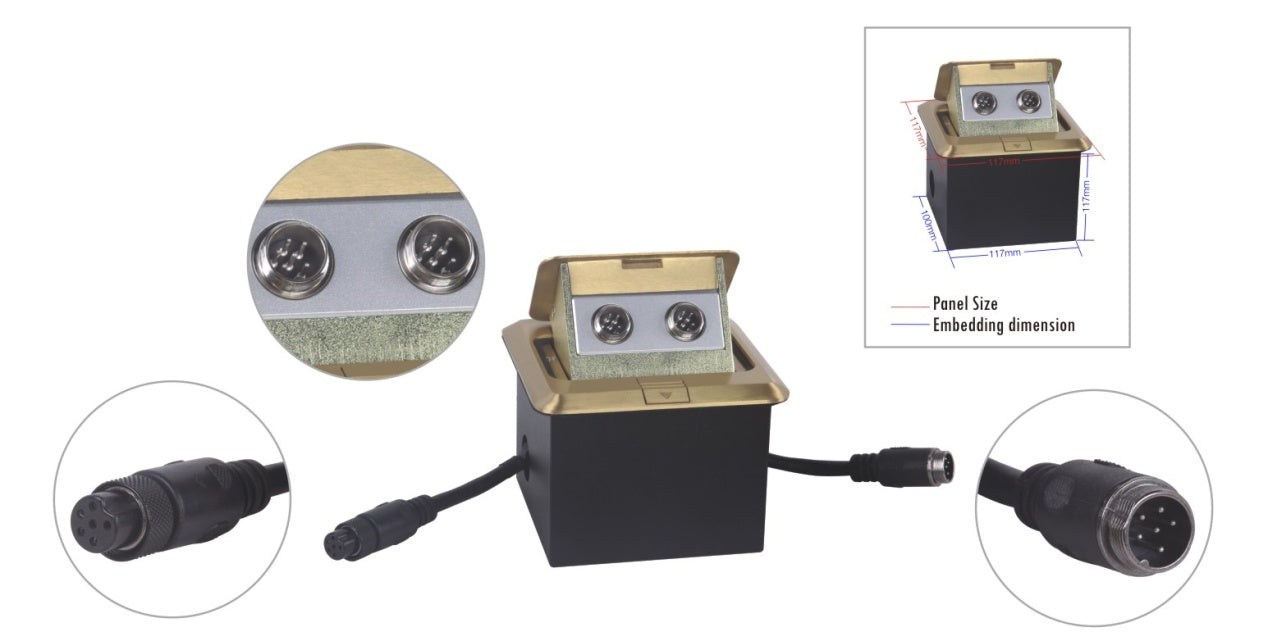 TS-0200 Series Full Digital Conference 02 Series Dedicated Ground Socket TS-6C