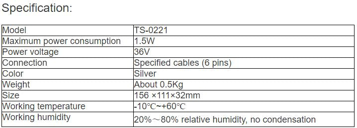 TS-0221 Extension Box