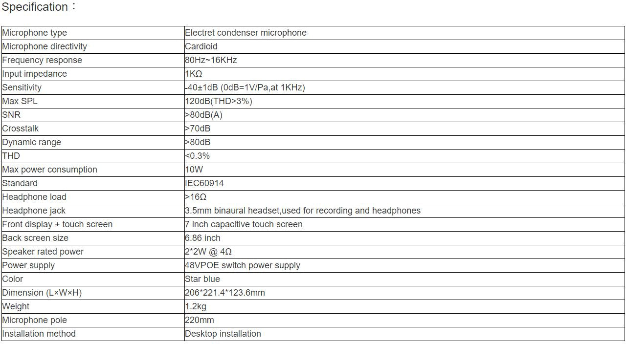 TS-0319, TS-0319A Conference Chairman Unit