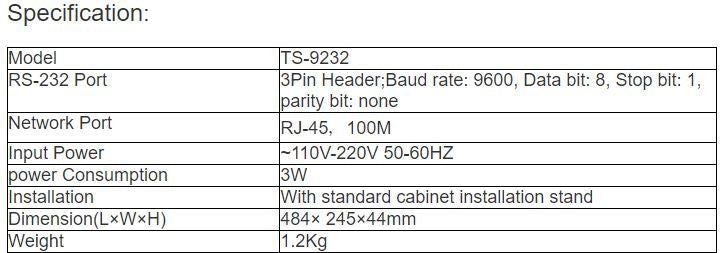 TS-9232 8-channel Serial Port Distributor