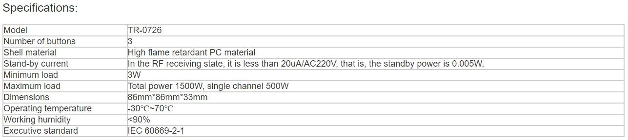 TR-0726 Electric Projection Screen Receiver