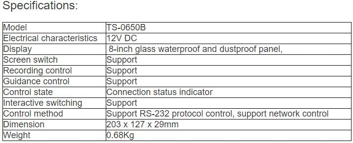 TS-0650B Desktop Guide Station
