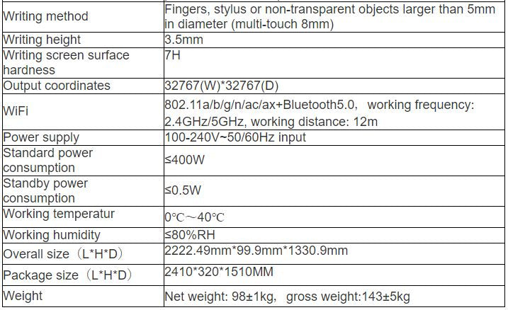 TV-98810 Interactive Flat Panel