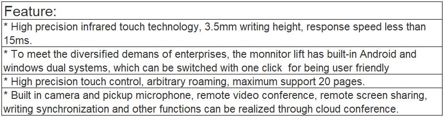 TV-65820 65-inch Interactive Intelligent Touch Screen