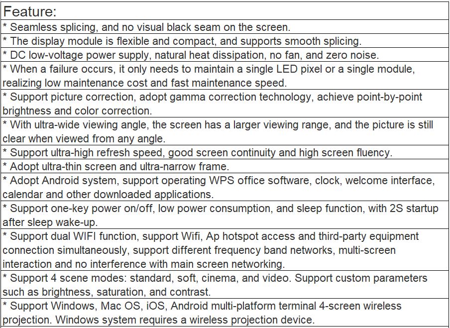 TV-W147-YZA Indoor Full Color LED Video Wall