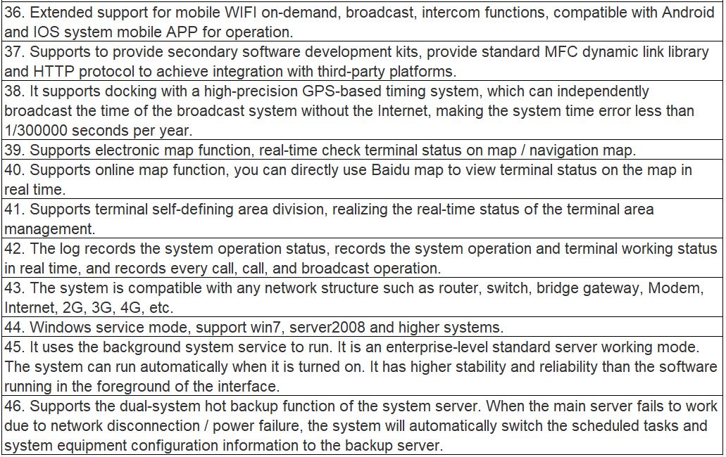 T-7700SR IP Network Broadcast with Hot Backup Control Center (Industrial Computer) Software V1.5