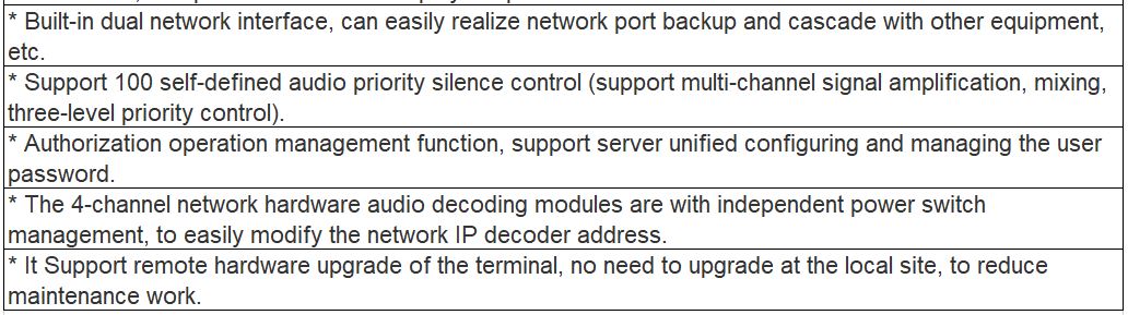 T-7704 Four Channels IP Internet Adapter (rack type)