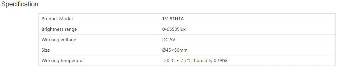Optical Probe TV-81H1A