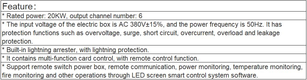 TV-C8020KW Electric Box
