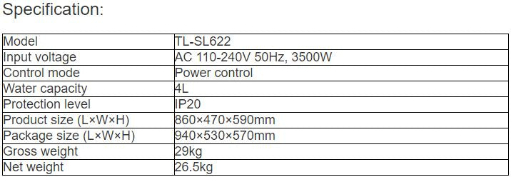 TL-SL622 3500W Dry Ice Effect Machine
