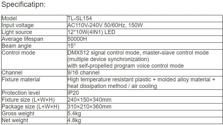 TL-SL154 Moving Head Beam Light