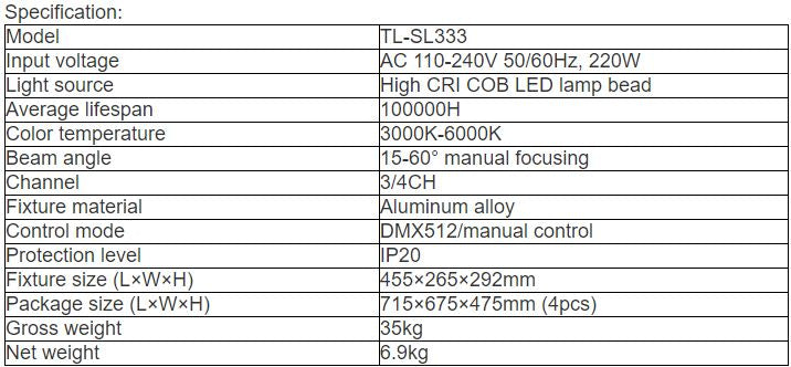 TL-SL333 LED Studio Light