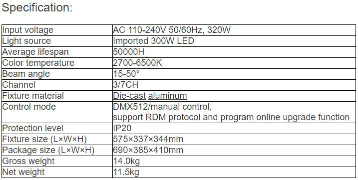 TL-SL336 320W LED Studio Light