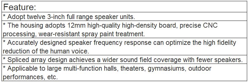 TS-1203C Column Speaker