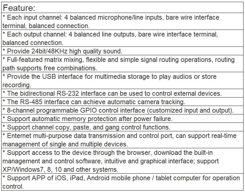 TS-P440 Audio processor