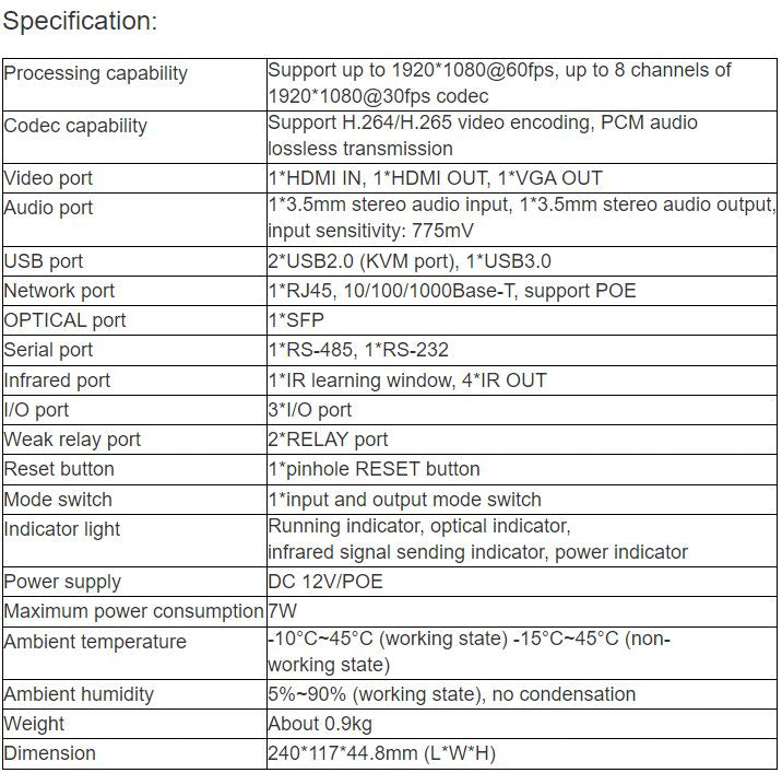 TV-711A HD Integrated Terminal