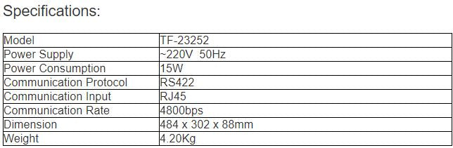 TF-23252 Multi-voice Alarm & Recorder Controller