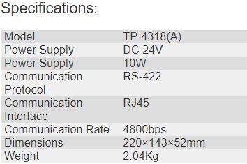 TP-4318(A) Zone Paging MIC