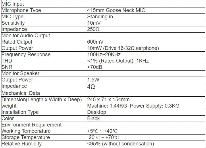 VA-6000RT Remote Paging Microphone