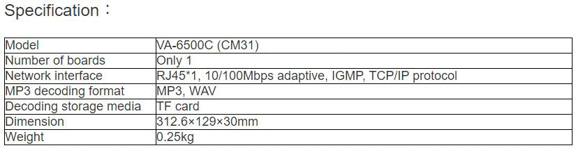 VA-6500C (CM31) Master Control Board