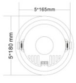 T-105F Ceiling Speaker (3W-6W)