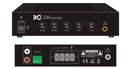 T-10AP T-20AP T-40AP T-60AP T-120AP T-240AP Desktop Mixer Amplifier
