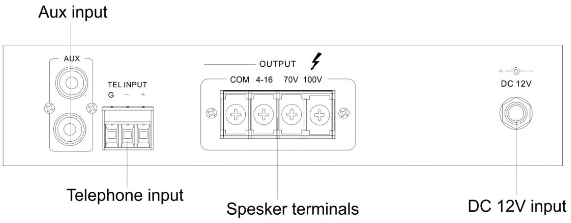 T-10AP T-20AP T-40AP T-60AP T-120AP T-240AP Desktop Mixer Amplifier