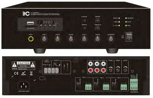 itc pa amplifier mixer amplifier cover