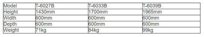 T-6027B  T-6033B  T-6039B Cabinet