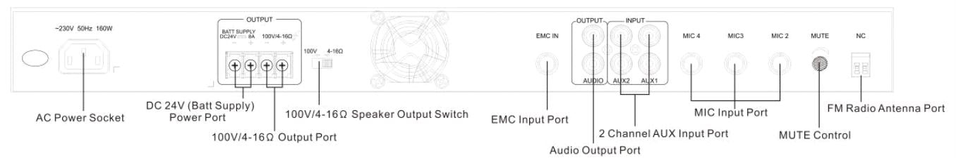 T-60D  T-120D  T-240D  T-350D  T-500D Mixer Digital Amplifier(Phone Jack Mic Input)