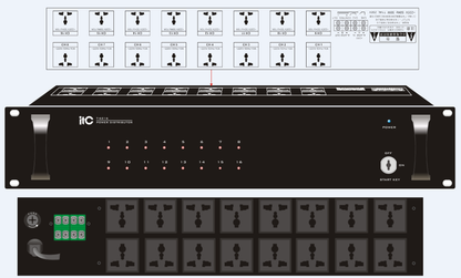 T-6216 16-Channel Power Sequencer