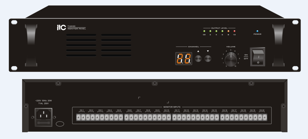 T-6220 20-Channel Monitor
