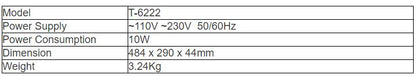 T-6222 Digital AM-FM Tuner