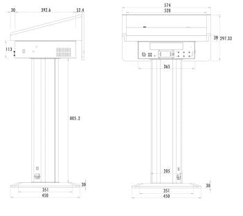 T-6236BMU High-end Multifunctional Luxury Podium