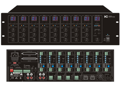 T-8000 8x8 Audio Matrix & Paging Controller – ITC MALAYSIA - PA System ...