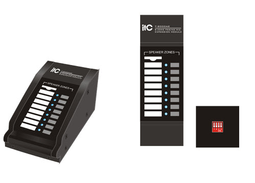 T-8000A Remote Paging Console T-8000AE Extension Control Keypad