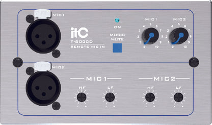 T-8000D (Grey & Aluminum)  T-8000DW (White & ABS)Remote MIC Input Module