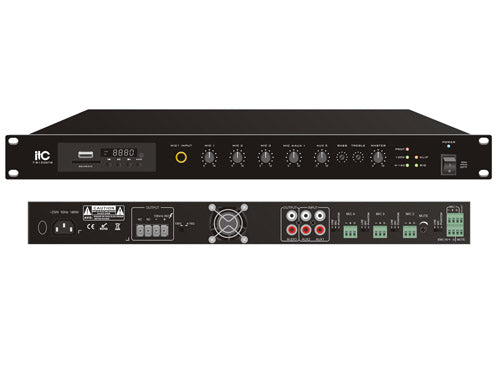 T-B120DTB   T-B240DTB   T-B350DTB   T-B500DTB Digital Mixer Amplifier with MP3 Tuner Bluetooth (Phoenix Mic Input)