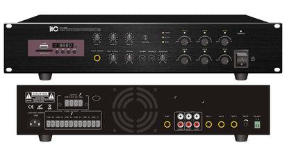 TI-120Z  TI-240Z  TI-350Z  TI-500Z Six-zone Mixer Digital Power Amplifier With Audio Source