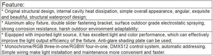 TL-LH1804, TL-LH1805, TL-LH1806 LED Wall Washer