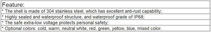 TL-LH6211,TL-LH6212,TL-LH6213 LED Underwater Light