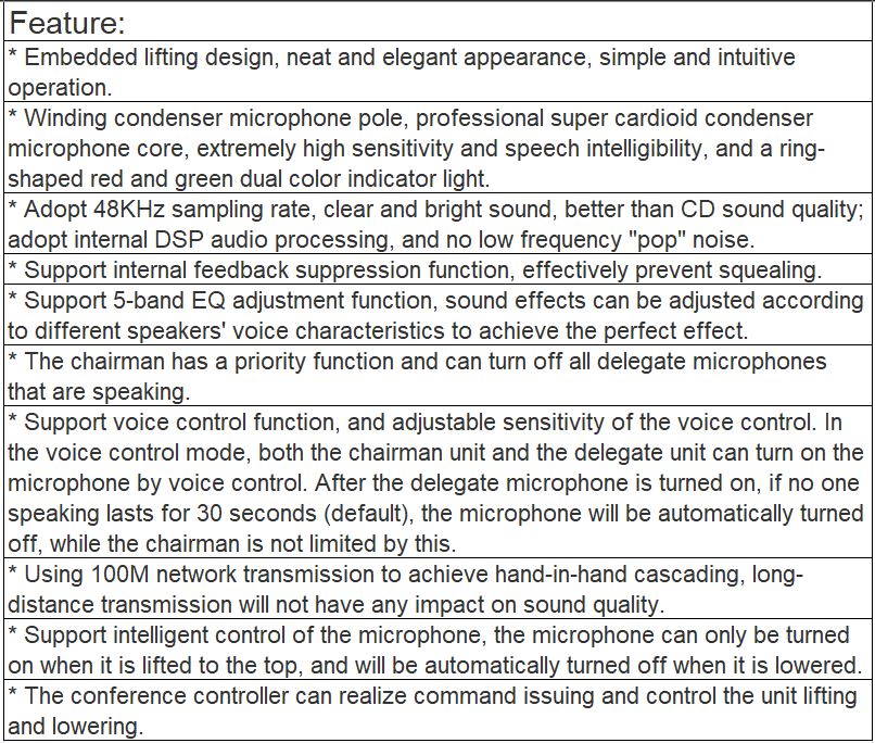 TS-0230M3 Conference Microphone