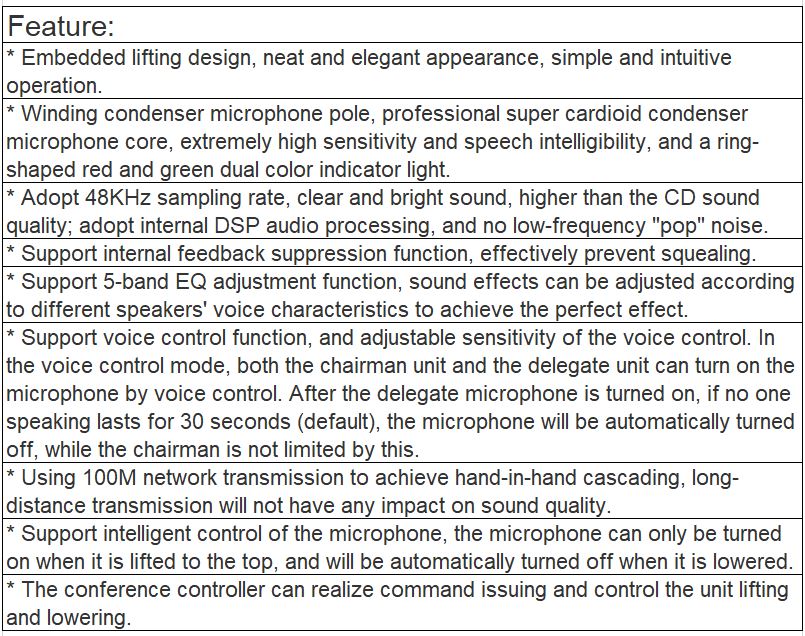 TS-0230MA3 Conference Microphone