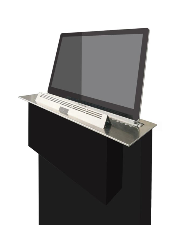 Paperless Interactive Conference Control TS-F156ZMA Motorized Paperless Interactive Monitor Lift With Array mic ...