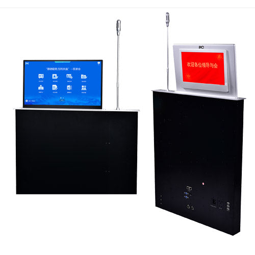 Paperless Interactive Conference Control TS-FE156MT3 Motorized Paperless Dual-screen Interactive Monitor Lift w ...